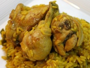 Receta de arroz con pollo